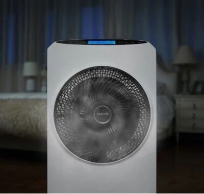 Охлаждающий вентилятор Xiaomi SEEDEN West Point Fog Cooling Fan 1S (White/Белый) - 2