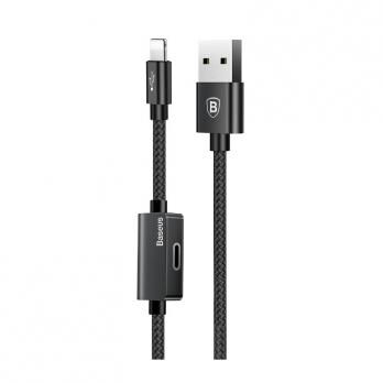 Кабель для iPhone Baseus Music Series Audio USB - Lightning (Black/Черный) - 1