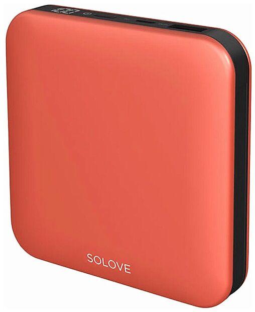 Внешний аккумулятор SOLOVE A2-Pro с кабелем USB Type-C, 10000mAh (Orange) - 3
