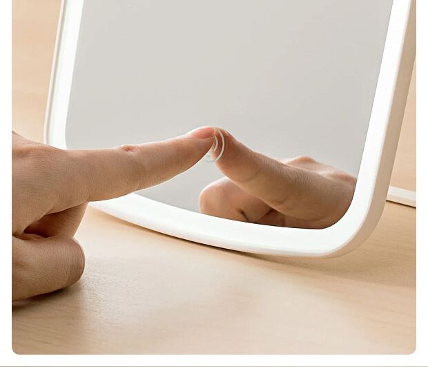 Умное зеркало Jordan Judy Desktop LED Makeup Mirror Rice (White/Белый) : отзывы и обзоры - 3