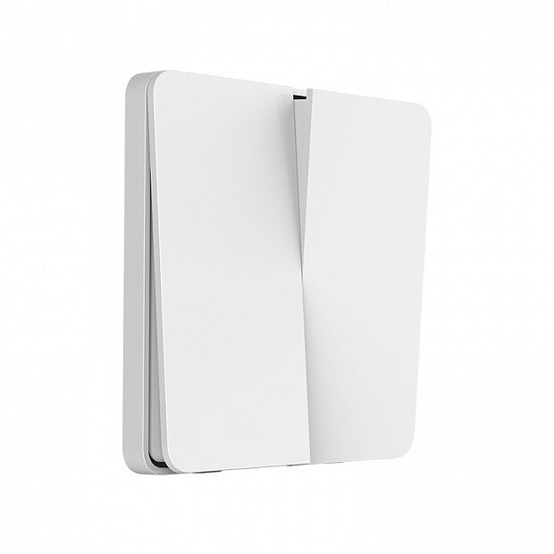 Настенный выключатель Xiaomi Mi Home Wall Switch Dual Slot (White/Белый) - 4