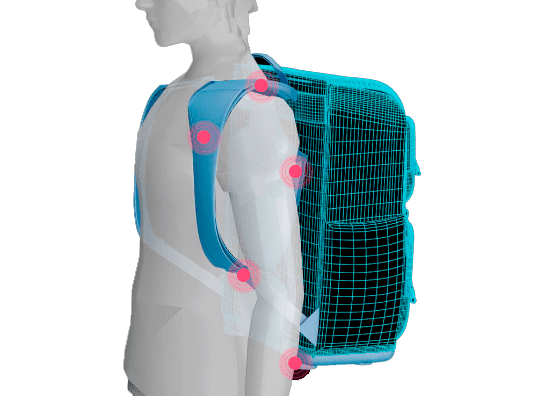 Ортопедический рюкзак Xiaomi Yang Small Student Backpack 1-4 Class (Blue/Синий) : отзывы и обзоры - 2