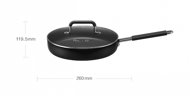 Индукционная плита и сковорода Xiaomi Mi Induction Cooker Set Fengwei Custom Edition (White-Black) - 5
